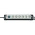 Brennenstuhl Premium-Line 1951560100 stekkerdoos 6-voudig bevestigbaar 3m zw/gr