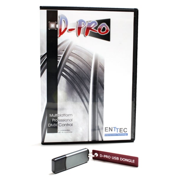 Enttec D-PRO 8 Universe lichtsturing software licentie met dongle