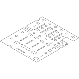 Pioneer spareparts DEH1109 control panel tape voor XDJ-XZ