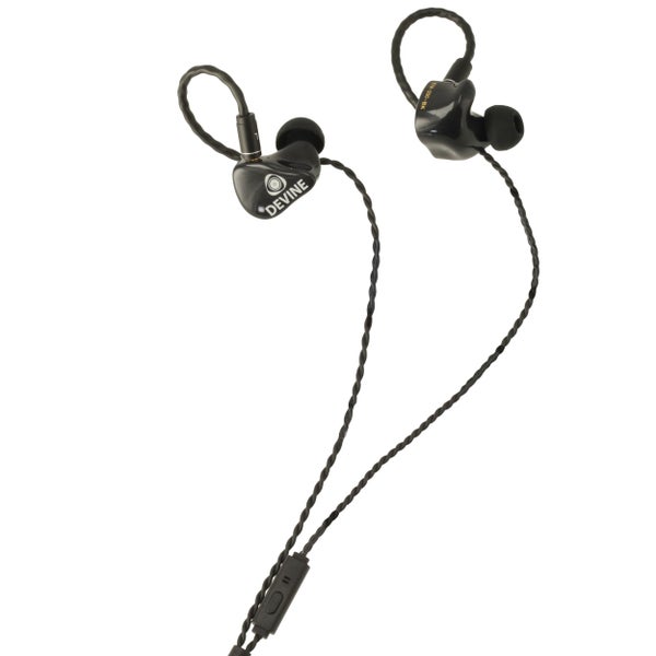 Devine EM-200-BK live in-ear monitors zwart