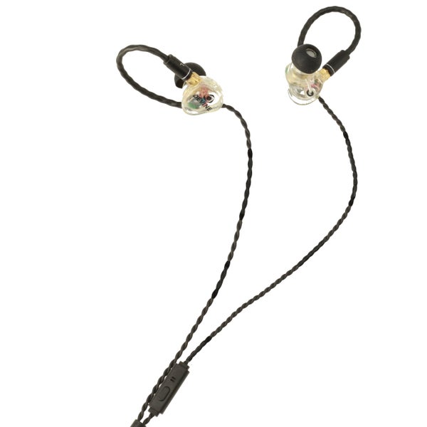 Devine EM-500-WH live tweeweg in-ear monitors wit