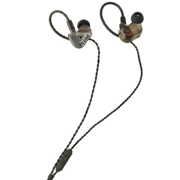 Devine EM-1000-S live drieweg in-ear monitors zilver