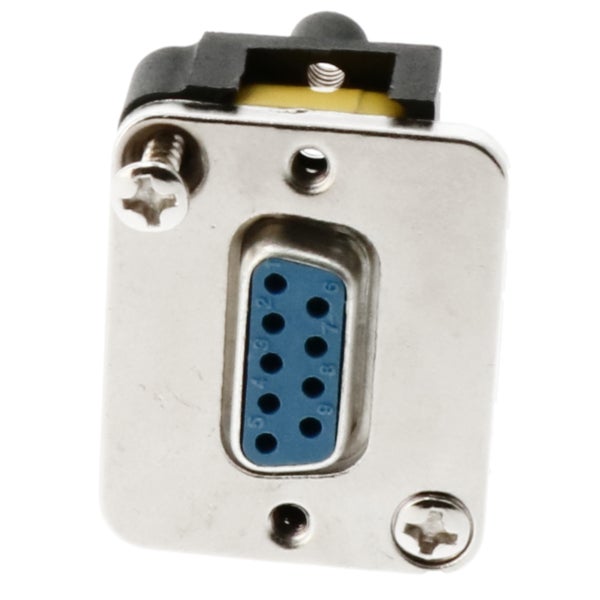Devine DB9DF-N D-SUB chassisdeel female nikkel