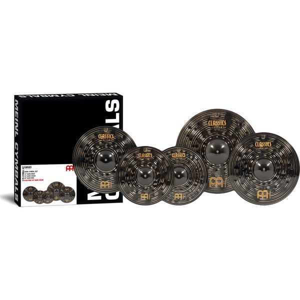 Meinl Classics Custom Dark Pack 14 16 20 + 18 inch crash