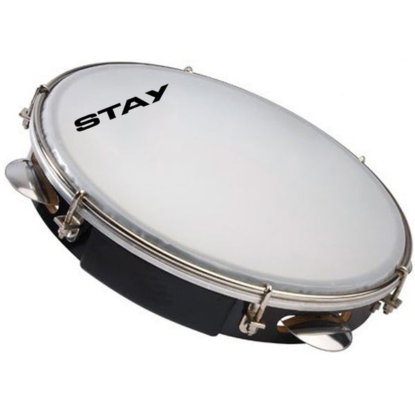 Stay Music 3430ST Pandeiro 10 inch wit drumvel