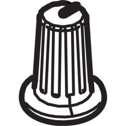 Pioneer spareparts DAA1390 DRAAIKNOP voor de DDJ-400