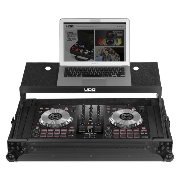 UDG U91019BL universele flightcase XL voor DJ-controller met laptopsteun