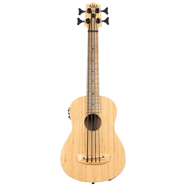Kala U-Bass Bamboo Fretted bas ukelele met gigbag