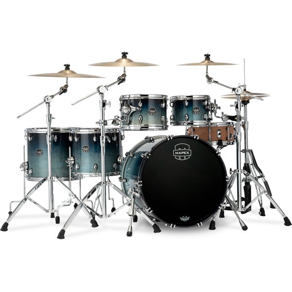 Mapex Saturn SR628XURJ Teal Blue Fade 5-delige shellset