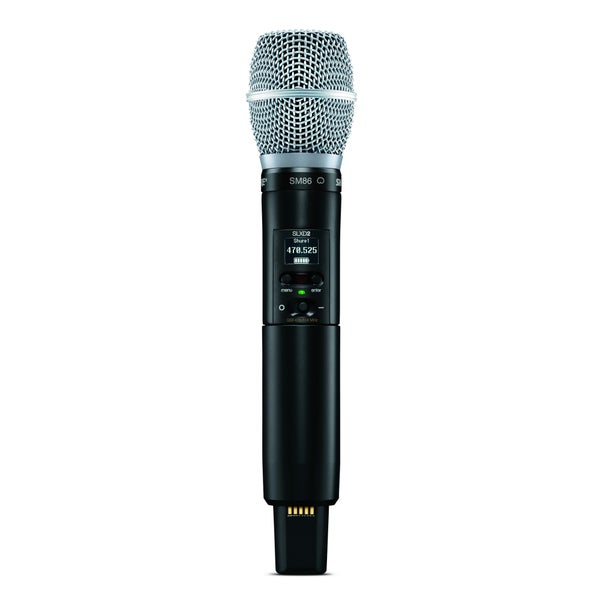 Shure SLXD2/SM86-S50 handheld zender met SM86 capsule (823 - 832 MHz)