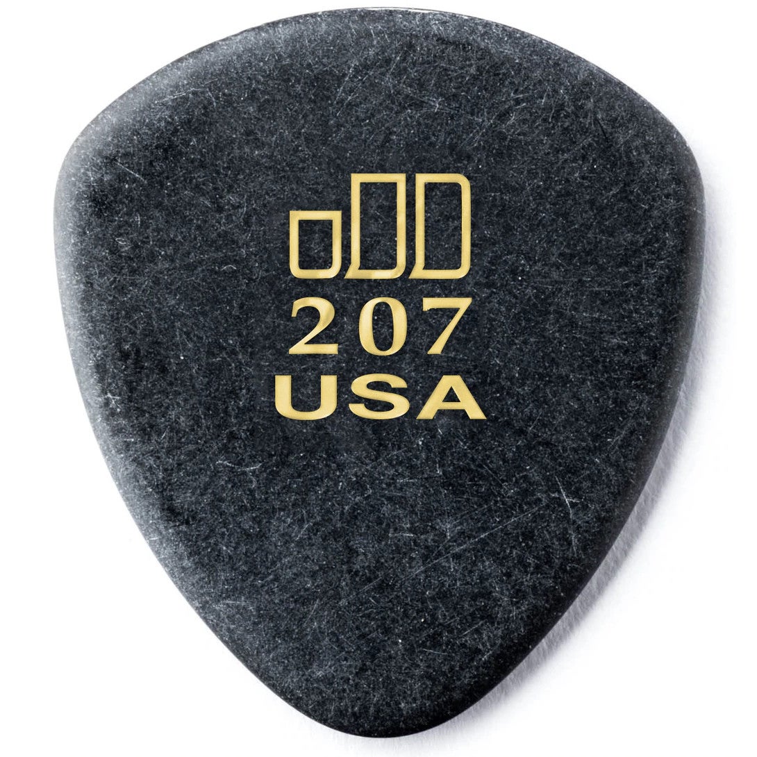 Dunlop 477P207 Jazztone Large Round Tip Pick Plectrums (Pack of 6)