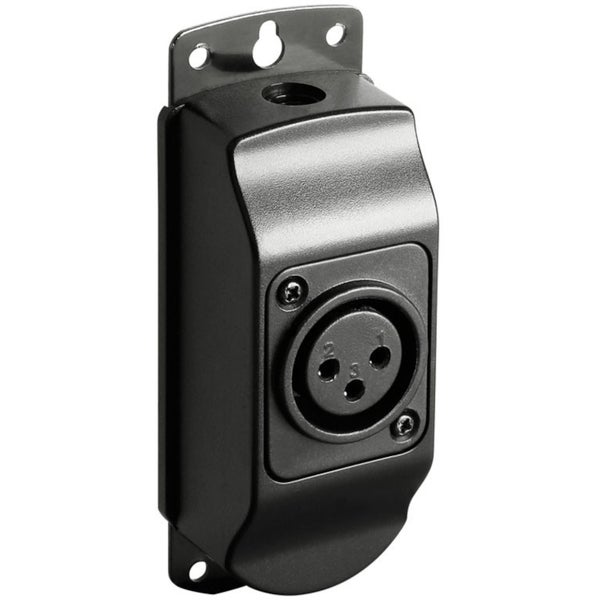 Adam Hall SLED 1 B XLR 3 montagebasis voor 3-pins XLR zwanenhalslamp