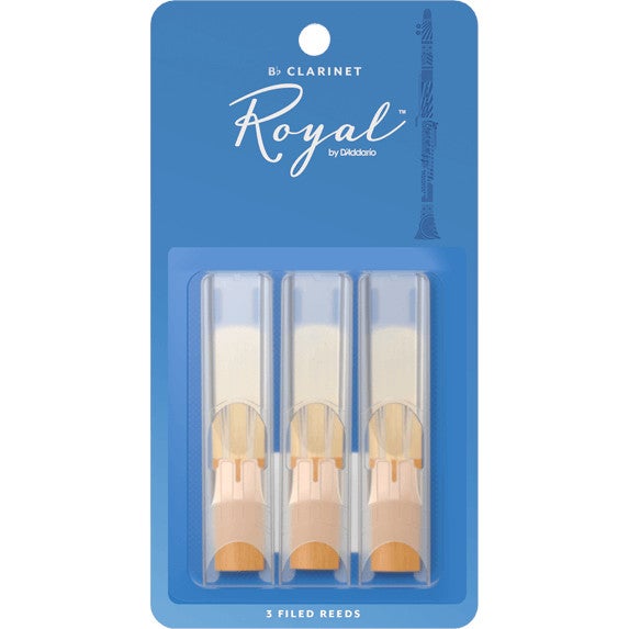 D'Addario Woodwinds Royal 1.5 rieten voor Bb klarinet (3 stuks)