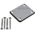 Fazley 10704 neck plate voor gitaar chrome