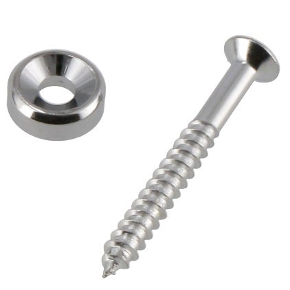 Fazley 10707 neck joint bushing voor basgitaar chrome
