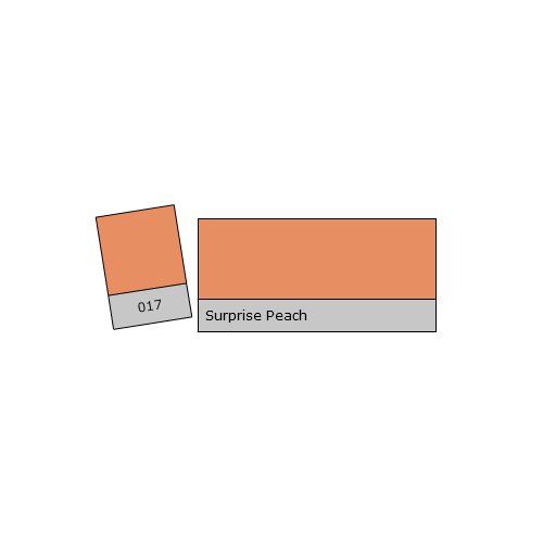 LEE filter 120 x 50cm 017 surprise peach