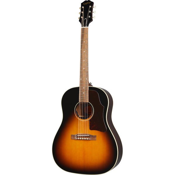 Epiphone Inspired by Gibson J-45 Aged Vintage Sunburst Gloss elektrisch-akoestische westerngitaar