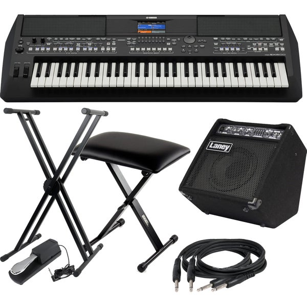 Yamaha PSR-SX600 workstation keyboard complete bundel incl. versterker