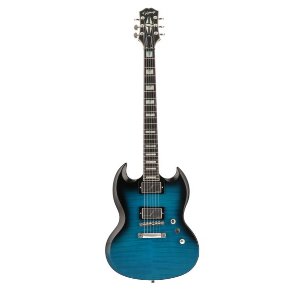 Epiphone SG Prophecy Blue Tiger Aged Gloss elektrische gitaar