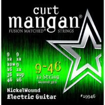 Curt Mangan Nickel Wound 3rd 9-46 12-string Light snarenset voor 12-snarige elektrische gitaar