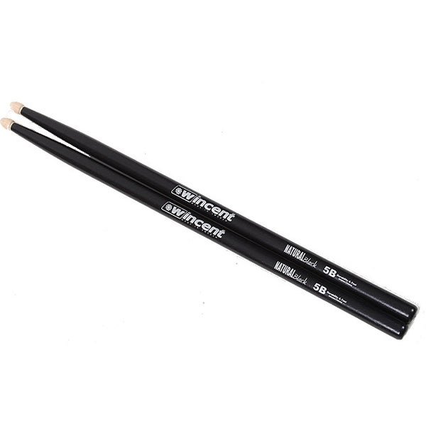 Wincent 5BCB Hickory Natural Black drumstokken