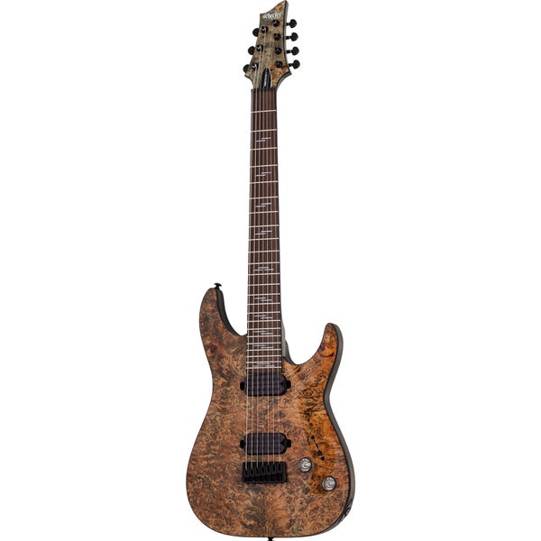 Schecter Omen Elite-7 Charcoal elektrische gitaar