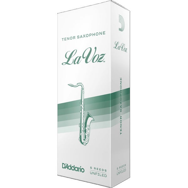 D'Addario Woodwinds RKC05MH La Voz Medium Hard rieten voor tenorsax (5 stuks)
