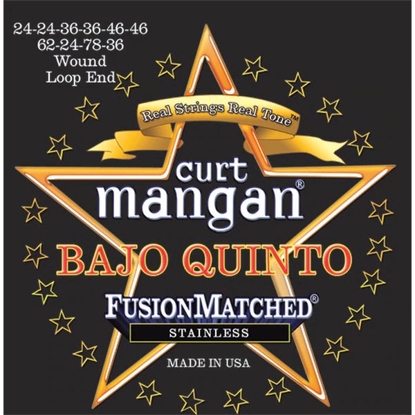 Curt Mangan Bajo Quinto Stainless snarenset