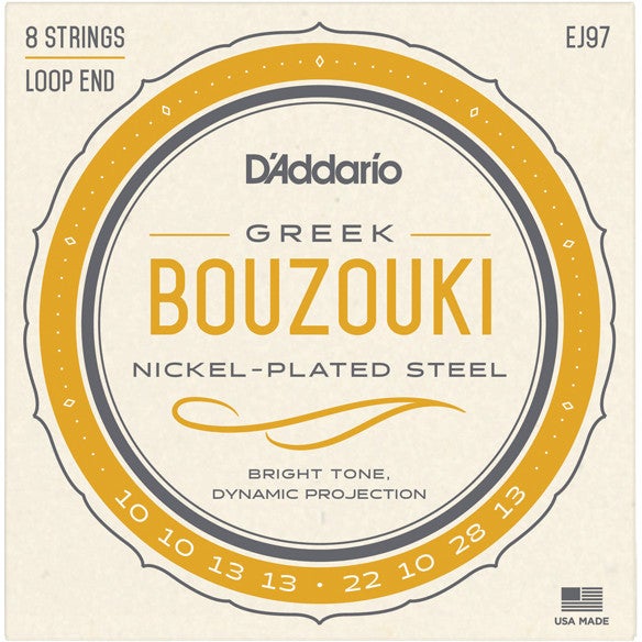 D'Addario EJ97 8-snarige snarenset voor Griekse bouzouki