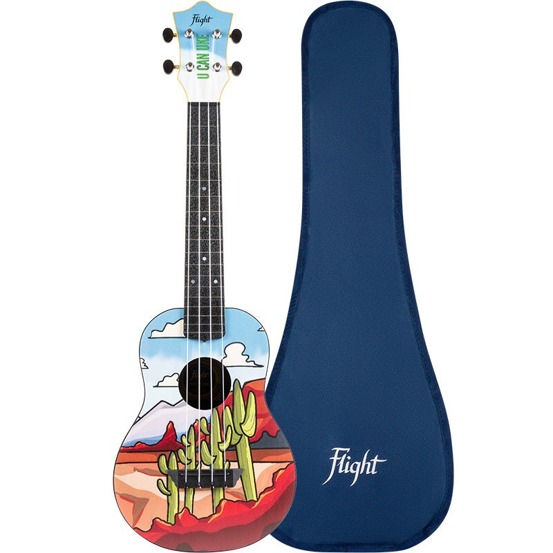 Flight Travel Series TUC U Can Uke Concert Ukulele with Gig Bag