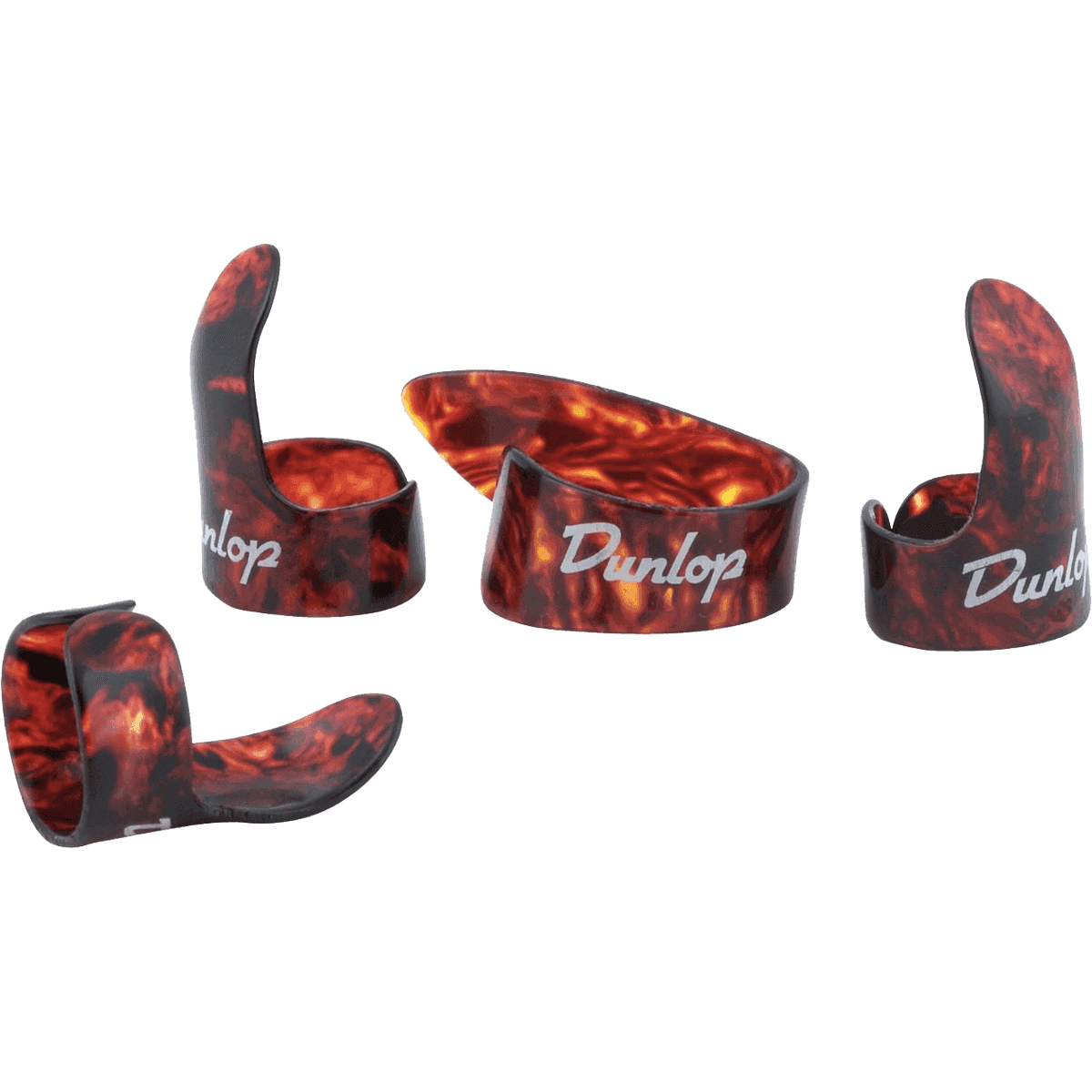 Dunlop 9020TP Shell Large Finger Picks + Thumb Pick (Pack of 4)