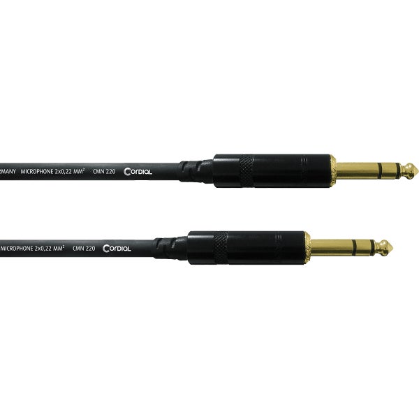 Cordial CFM6VV Intro kabel 6.3 mm TRS jack - 6.3 mm TRS jack 6m