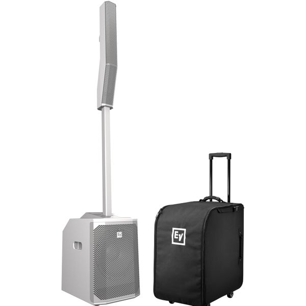 Electro-Voice EVOLVE 50 wit + Evolve 50 Rolling Case
