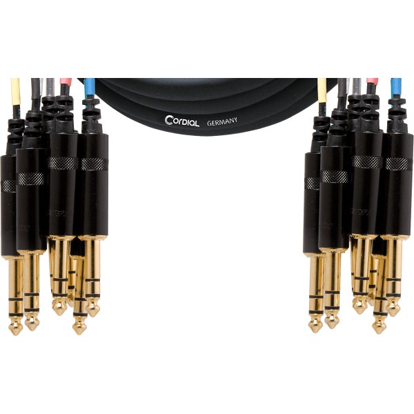 Cordial CML8-0VV5C Intro multikabel 8x 6.3mm TRS jack - 8x 6.3mm TRS jack 5m