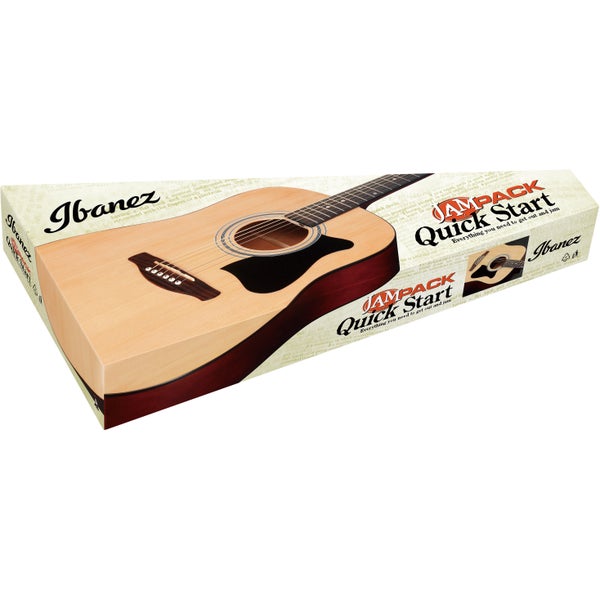 Ibanez V54NJP Open Pore Natural Jam Pack Quick Start westerngitaar-pakket