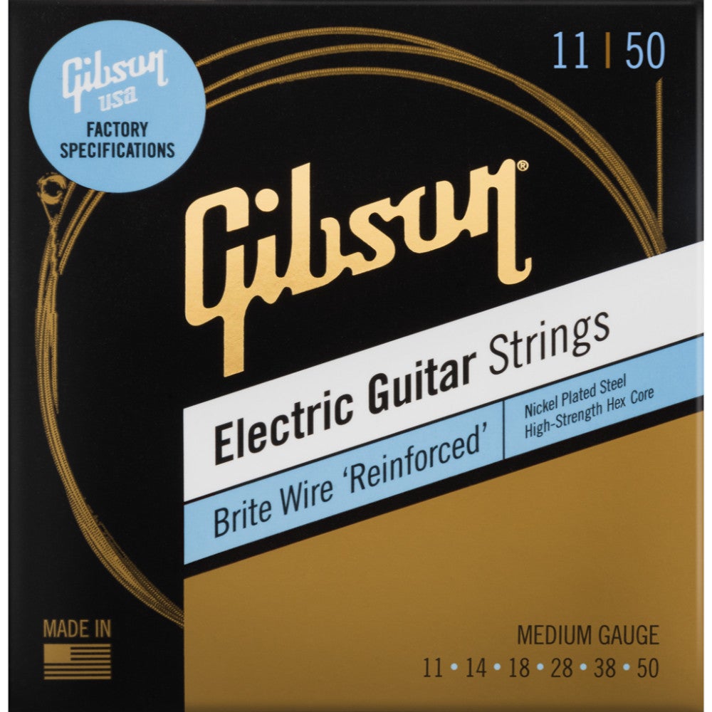 Gibson Brite Wire Reinforced Medium Electric Guitar Strings