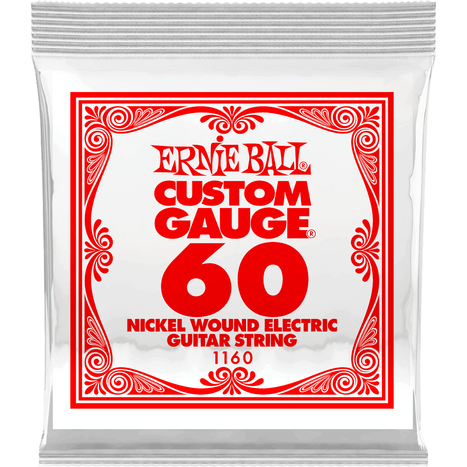 Ernie Ball 1160 .060 Nickel Wound Single Electric Guitar String