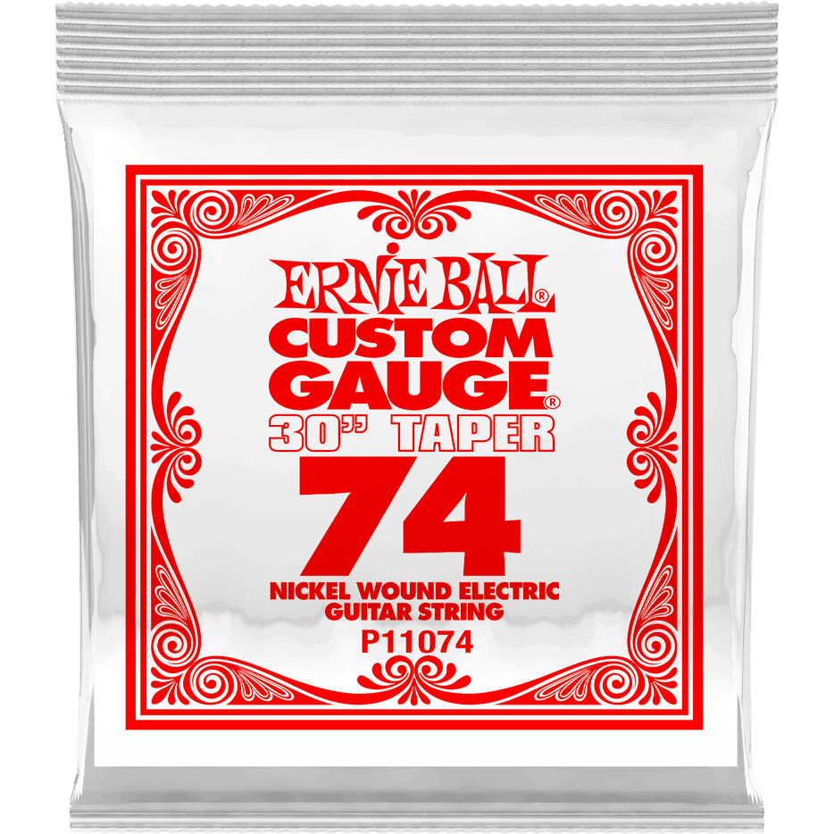 Ernie Ball 11074 .074 Extra Long Nickel Wound Single Electric Guitar String