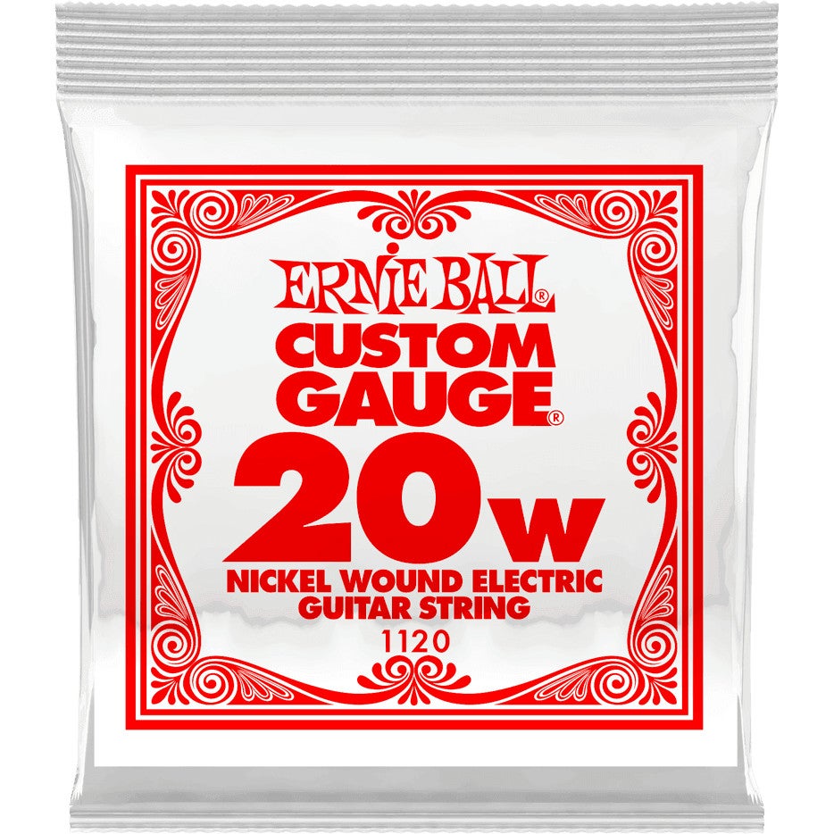 Ernie Ball 1120 .020 Nickel Wound Single Electric Guitar String