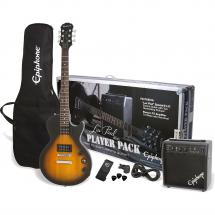 Epiphone Les Paul Player Pack Vintage Sunburst starterset met versterker