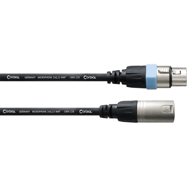 Cordial CCM0.5FM Intro microfoonkabel XLR male - XLR female 0.5m