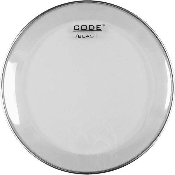 Code Drum Heads BLASTCL22 Blast Clear bassdrumvel met dempring, 22 inch