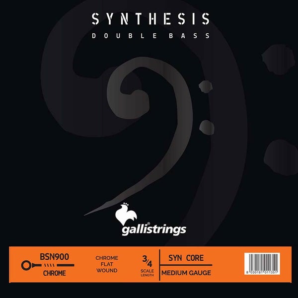 Galli Strings Synthesis BSN900 medium flatwound snarenset voor 3/4 contrabas