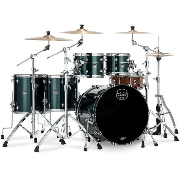 Mapex SE628XBPQ Saturn Evolution Birch Stage+ Brunswick Green 5d. shellset