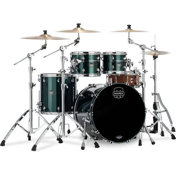 Mapex SE529XBPQ Saturn Evolution Birch Stage Rock Brunswick Green 4d. shellset