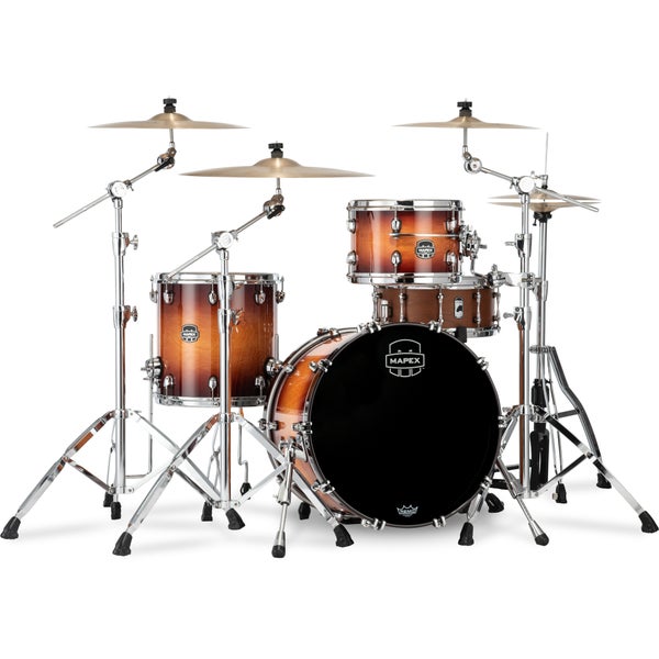 Mapex SE401XHPO Saturn Evolution Hybrid Club Exotic Sunburst 3d. shellset