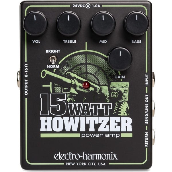 Electro Harmonix 15W Howitzer poweramp / preamp effectpedaal