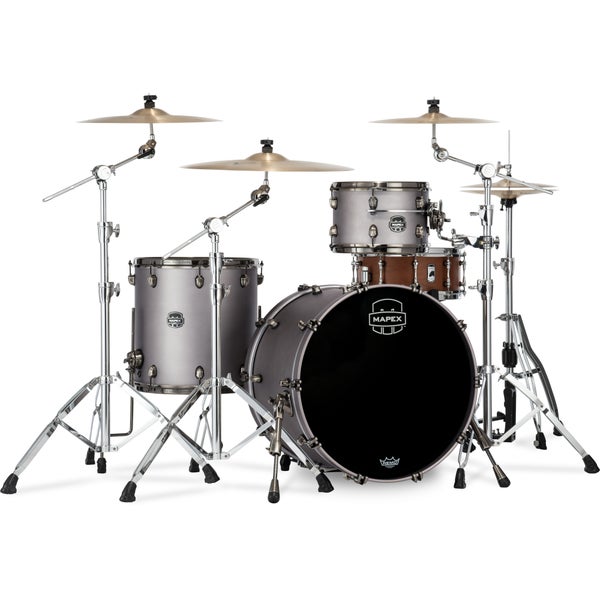 Mapex SE426XHBPG Saturn Evolution Hybrid Rock Gun Metal Gray 3d. shellset