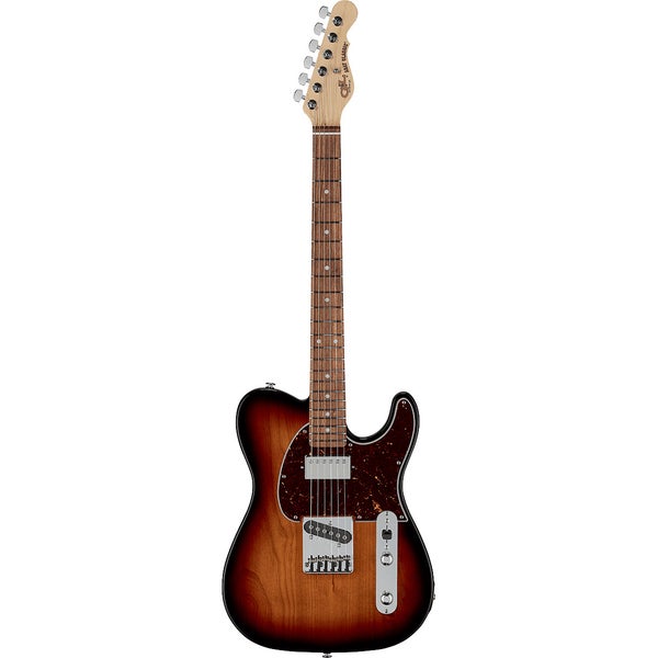 G&L Fullerton Deluxe ASAT Classic Bluesboy 3-Tone Sunburst RW elektrische gitaar met deluxe gigbag