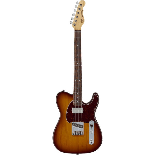 G&L Fullerton Deluxe ASAT Classic Bluesboy Tobacco Sunburst RW elektrische gitaar met deluxe gigbag